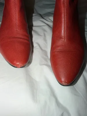 Vagabond Red Leather Ankle Boots thumbnail 3