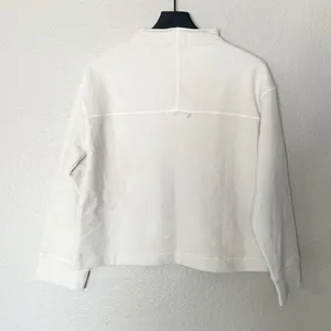 Madewell Sweatshirt Long-Sleeve Funnel-Neck Parchment Relaxed Size XS‎ thumbnail 7