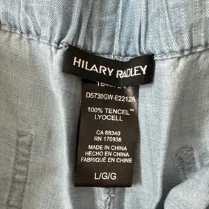 Hilary Radley Light Blue High Waist Women's Shorts / G40 thumbnail 4
