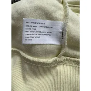 Evereve Yellow Pullover Crewneck Sweatshirt Women’s Small thumbnail 3