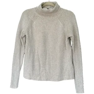 Cyrus Womens Roll Neck Sweater Small Beige Old Money Quiet Luxury Soft Neutral thumbnail 2