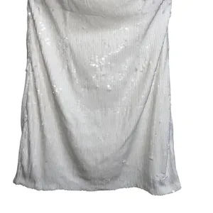 NEW NWOT Show Me Your Mumu Samba Halter Sequin Mini Dress In White thumbnail 7