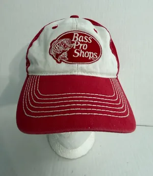 Bass Pro Shops Red and White Logo Trucker Cap thumbnail 1