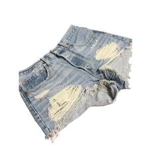 Levi’s 501 Button Fly Distressed Jean Shorts Size 30 thumbnail 4