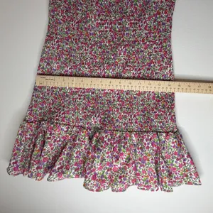 DO+BE Floral Smocked Puff Sleeve Mini Dress Medium Colorful Preppy‎ Bloomcore thumbnail 11