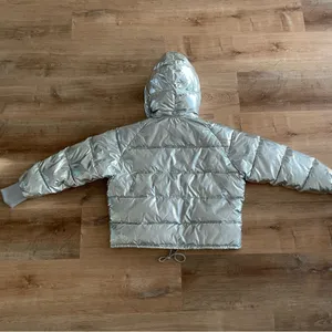 NWT: Pistola Shazia Metallic Puffer Jacket thumbnail 4