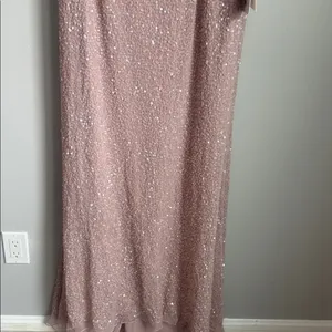 NEW MAC DUGGAL Sequined Drop Shoulder Trumpet Gown 18 thumbnail 3