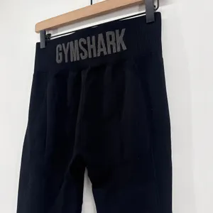Gymshark‎ Flex Leggings Womens Small Black High Waisted Seamless Activewear thumbnail 6