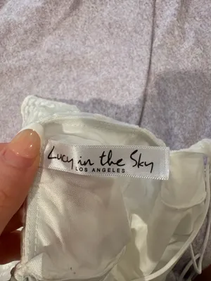 White Floral Lucy in the Sky Dress thumbnail 4