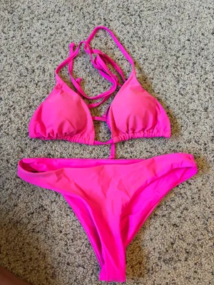 Shein Bikini Set Pink thumbnail 1