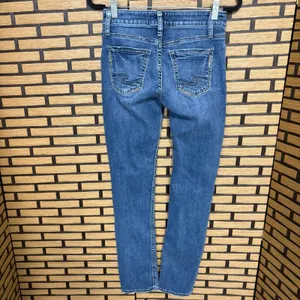 Silver Jeans Suki Straight‎ Leg Jeans Size 25W/32L thumbnail 2