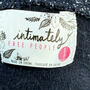 FREE PEOPLE Intimately Navy Pullover Size Small thumbnail 8