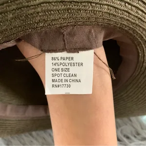 woman's Floppy Beach Hat thumbnail 3