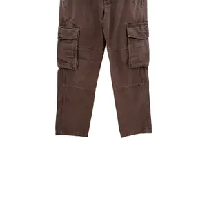 Aritzia Tna Troop Cargo Pants Brown Cotton Utility Straight Leg‎ Size 2 thumbnail 5