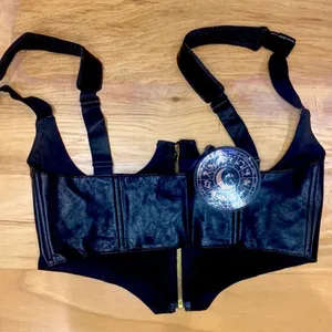 HOROSCOPEZ Bold Beauty Underbust Corset Top & Embroidered Mini Skirt Set thumbnail 4