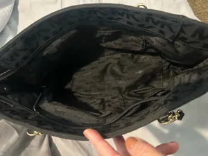 Michael Kors Purse Black Tote thumbnail 6