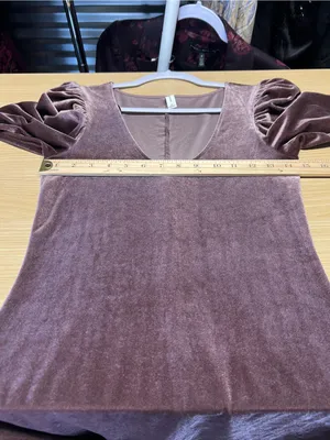 Gentle Fawn Mauve Velvet Puff Sleeve Mini Dress XS thumbnail 11