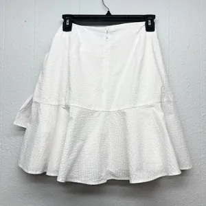 Club Monaco Ruffle Mini Skirt Women 8 Cotton Coastal Festival Coquette Y2K Angel thumbnail 7