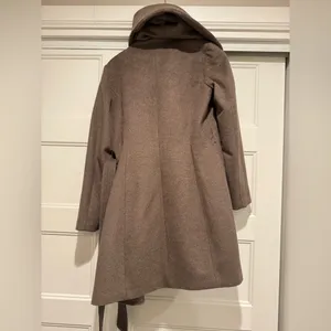 Cole Haan Tie-waist Wool blend Wrap coat thumbnail 8