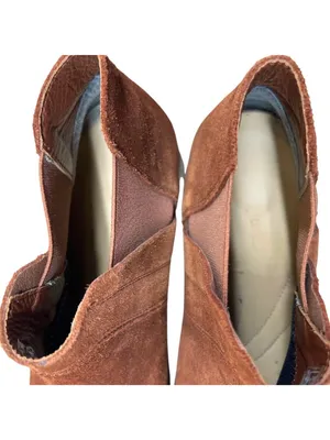 Clarks Demi Beat Rust Brown Suede Chelsea Ankle Boots Size 10 thumbnail 10
