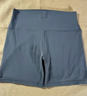 CRZ YOGA Women’s High Rise Biker Shorts Gray Yoga Workout Athletic Stretch thumbnail 11