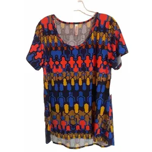 Lularoe Classic T‎ Shirt Large Multicolored thumbnail 2