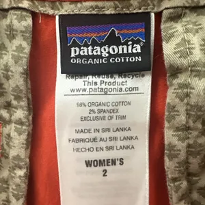 Patagonia Stretch All Wear Shorts‎ 4" Orange Organic Cotton Preppy Chino Women 2 thumbnail 4