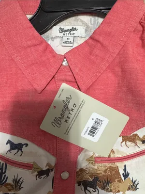Wrangler Women’s Silver Retro Scenic Shirt | M thumbnail 4
