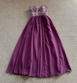 ‼️Strapless Sequin Formal Dress‼️ Purple thumbnail 1