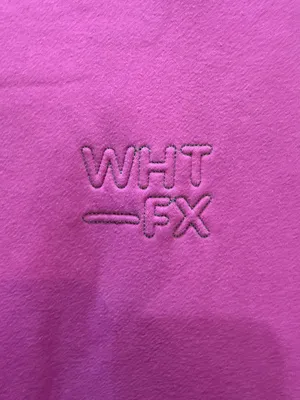White Fox WHT FX Embroidered Pink Hoodie thumbnail 2