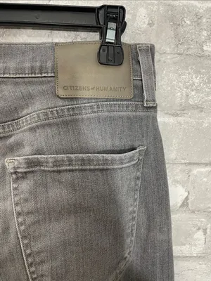 Citizens Of Humanity GagaE Straight Leg Jeans in Gray Wash thumbnail 3
