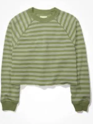 Women’s American Eagle the AE Summer Fleece Sweatshirt size medium thumbnail 1