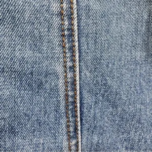 Altar’d State Mini Skirt Medium Wash Denim Zip Front Size Large Clubbing Twee thumbnail 5