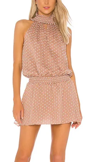 Amanda Uprichard Kimmie Dress in Embroidered Dot thumbnail 1