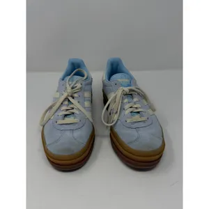 Adidas Gazelle Bold Platform Sneaker Light Blue Cream Gum Women Size 6.5 thumbnail 4