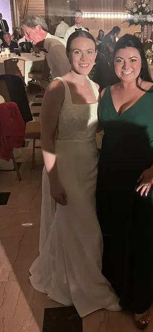 Azazie Pine Kori Bridesmaid Dress thumbnail 1