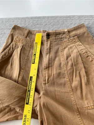 Universal Threads Camel Tan Barrel Leg Utility Tapered Pants Sz 4 thumbnail 6