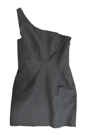 Superdown black one shoulder mini dress size Medium‎ thumbnail 1