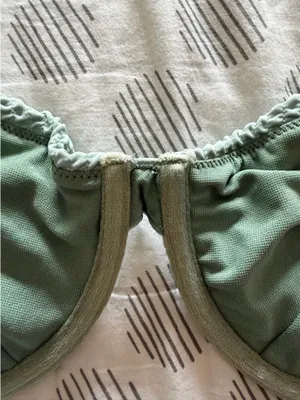 Hollister Teal Ribbed Bikini Set thumbnail 2