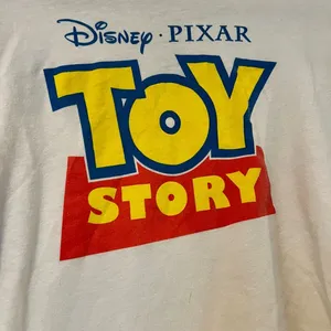 Disney Toy Story Cropped Long Sleeve Shirt With Characters Size L thumbnail 3