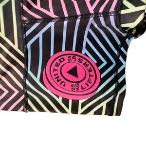 United‎ Lifters Striped Multi Colored High Waisted Compression Shorts Size Small thumbnail 5