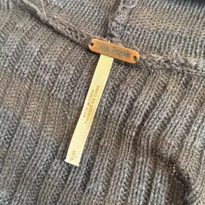 Free People Distressed Long Cardigan Womens S Black Striped Duster Open Front thumbnail 3