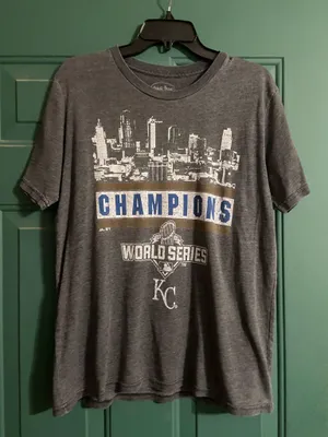 Kansas City Royals Majestic Threads T-Shirt World Series thumbnail 1