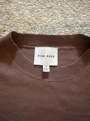 Pink Rose Brown Sweater Set thumbnail 5