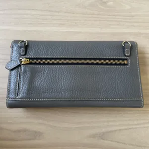 Dooney & Bourke Charcoal Leather Wallet thumbnail 2