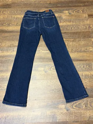 Judy Blue Mid Rise Bootcut Jeans Women’s 7/28 Stretch Dark Wash Blue thumbnail 6