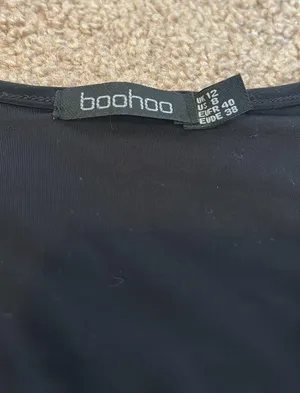 Boohoo Black Long Sleeve Top thumbnail 5