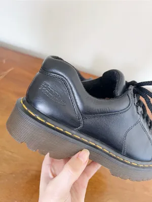 Dr Martens • vintage 8312 lace up oxford shoes platform black leather chunky thumbnail 5