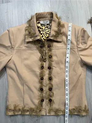 St. John by Marie Gray Beige
Collared Full‎ Zip Jacket Size S thumbnail 10