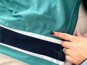 Abercrombie teal green navy basketball shorts nwot Xs thumbnail 2